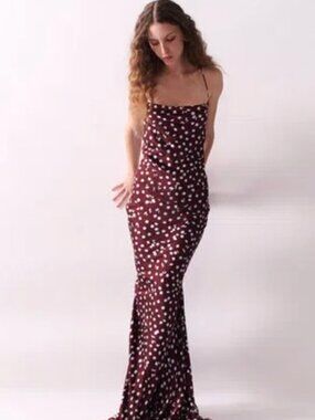 ISO: DVF Brown Polka Dot Max Dress